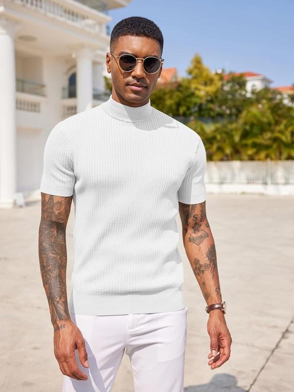 🔥 Men's Mock Turtleneck Sweater