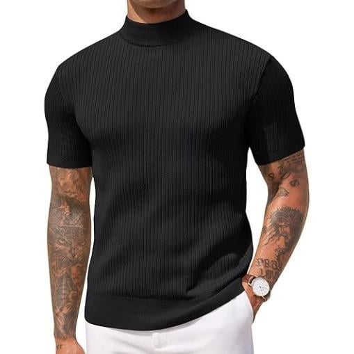 🔥 Men's Mock Turtleneck Sweater