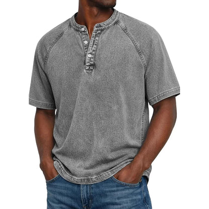 ⭐ Premium Men’s Mao‑Collared Shirt – Lightweight, Breathable & Elegant for Summer ✨